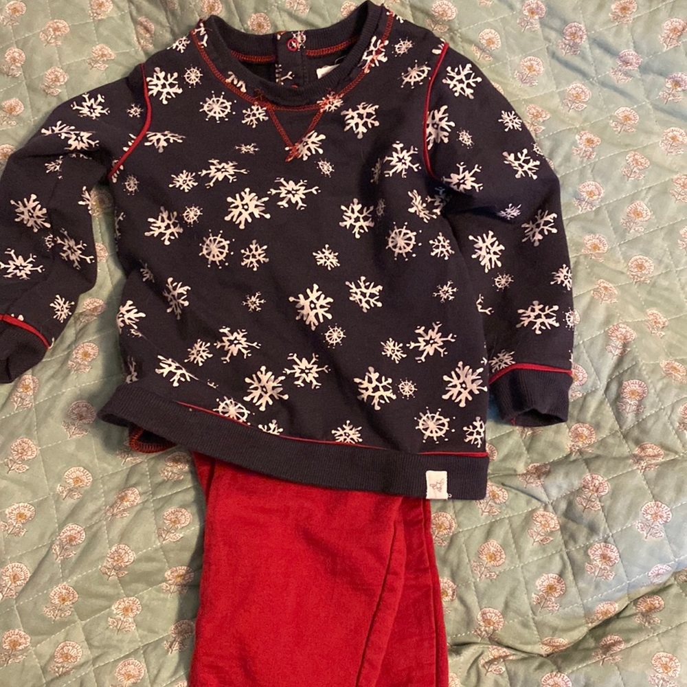 Burts bee snow outfit boys